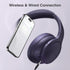 DOQAUS Upgraded Bluetooth Headphones Over Ear, 90H Playtime Bluetooth 5.3 Wireless Headphones 3 EQ Modes, Built-in HD Mic, HiFi Stereo Sound,Deep ...