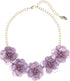 Bocar Statement Choker Flower Necklace for Women Collar Bib Costume Flower Jewelry...