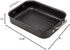 HIC Kitchen Rectangular Wire Roasting Rack, Nonstick...