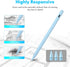 Stylus Pen for iPad 2024-2018 with Faster Charge,Tilt Sensor Battery Indicators Pencil for Apple iPad Pro M4 2024,iPad Air M2 2024,iPad 10/9/8/7/6...