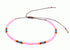 Beaded Anklet for Women, Boho Bohemian Native American Style, Unique Waterproof Pink Colorful Hippie Beach Anklet, Handmade by Tribes (S-M)...