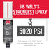 J-B Weld Original Steel Reinforced Epoxy Syringe, High Strength, 2 Pack, Dark Grey, 50165-2...