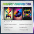 MUWAK Gaming Room Decor Wall Art Set of 3 - Video Gaming Controller Gamer Wall Decor, Gaming Canvas Poster Room Decor for Boys Room Kids Game Room...