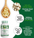Organic Veda Moringa Seed Capsules, 1000mg - 100% Natural Moringa Seed Powder with Nutrients, Antioxidants, Vitamins, Minerals & Enzymes - Glowing...
