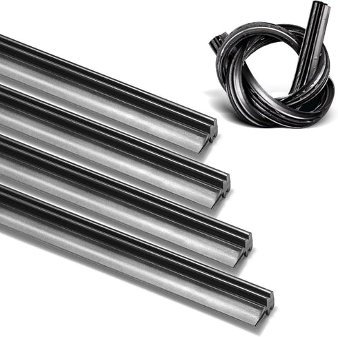 ASLAM Wiper Blade Refills 30" 5mm Slim Rubber for Toyota Prius/Lexus/Subaru Original Frameless Windshield Wipers, Cut to Size(Set of 4)...