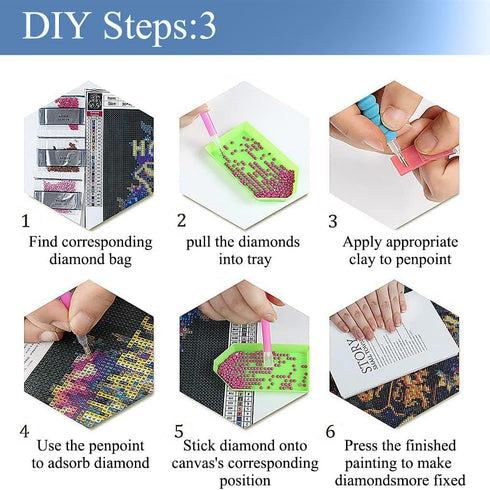 JFYHAB 5D Diamond Painting Kits Life of Tree Stained Glass DIY Diamond Full Round Drill Diamond Art Painting for Adults Tree Diamond Painting Full...