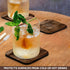 3dRose CST_205047_2 Print of Map of World on Wood Soft Coasters, (Set of 8)...