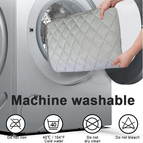 BAMY Cat Cooling Mat Summer Dog Silk Pad Self Cooling Cushion Washable Kitten Ice Blanket with Duck Strawberry Pattern (Grey, L (39.4"x27.6"))...