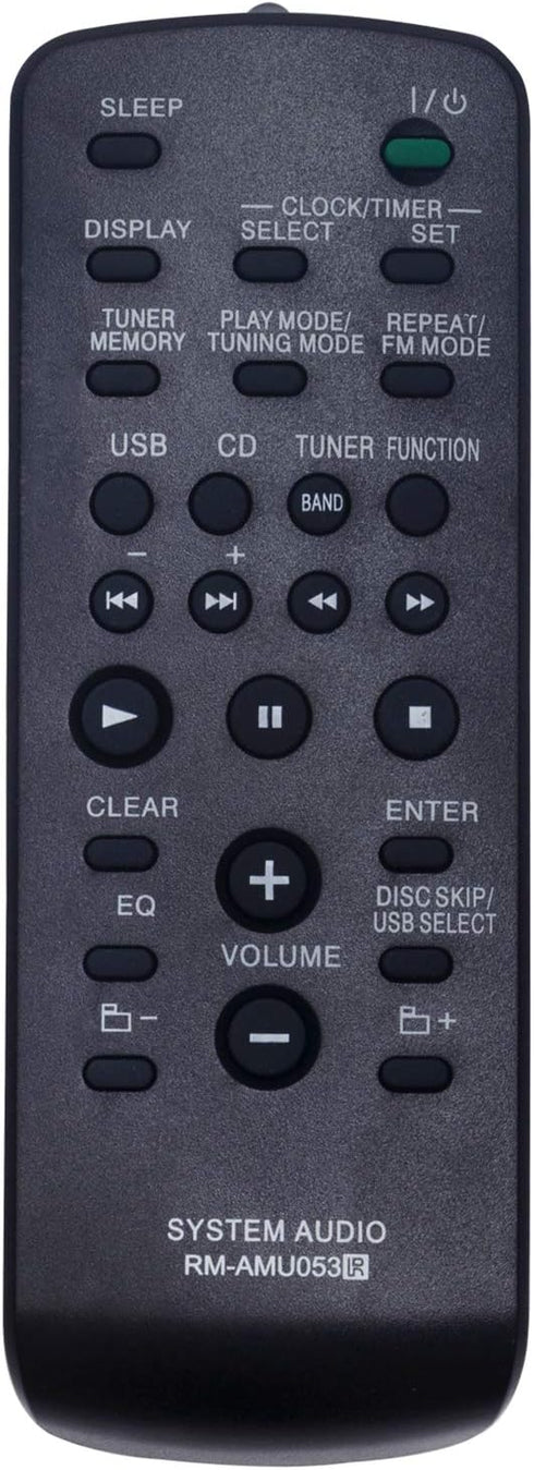 New RM-AMU053 Remote fit for Sony Mini Hi-Fi Component System MHC-GTR555 MHC-GTR888 MHC-GTR77 MHC-GTR88 MHC-GTR33 MHC-GTR55 MHC-GTR7 MHC-GTZ3 MHC-...