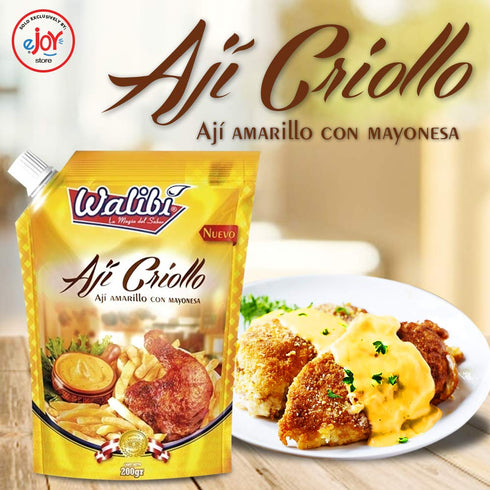 Walibi eJoyStore Aji Criollo - Hot Yellow Peruvian Pepper Sauce 200gr...