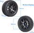 12mm hex rc Wheels and Tires 1/10 On Road Rally Tires Height 2.99 inch / 76mm (Set of 4)...