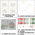 ORIGACH 4 Pack Flowers Embroidery Kits for Beginners, DIY Starter Hand Embroidery Kit with Floral and Plants Patterns and Instructions for Adults ...
