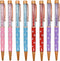 12PCS Novelty Stylus Floating Pens Fancy Floral Business Pens Crystal Diamond Stylus Pen Ink Ballpoint Pens School Office Desk Decor Accessories...