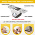 16Pcs 0.5 Inch Caster Wheels Tiny, Low Profile Small Casters Wheels, Self Adhesive Mini Caster Wheels for Appliances, Furniture,DIY Storage Box (O...
