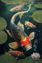 500 Pieces Puzzle for Adults - Lotus Koi Fish Wooden Jigsaw Puzzles Challenging Educational Fun Toys for Family Creative Gift...