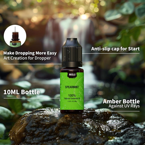 Essential Oils Set Top 5 Aromatherapy-Essential Oils for Diffuser for Home,Air Freshening Diffuser Oils Scents for Aromatherapy,Laundry,Candle&Soa...