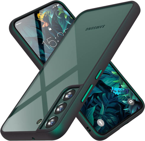 MATEPROX Compatible with Samsung Galaxy S22 Plus Case, Clear Thin Slim Crystal Transparent Shockproof Bumper Cover for Samsung S 22+ 5G (2022)-Pin...