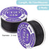 PH PandaHall 0.1mm Nylon Thread, 100 Yards Black Seed Bead Thread Nylon Beading Cord Braided Sewing Thread Non-elastic Fishing Thread Wire for DIY...