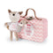 Mud Pie Mini"I'm A Big Sister" Fox Set, Pink, 4.5" x 3"x 1.5" , 2 Piece Set...