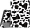 Hi Space for iPad 9th 8th 7th Generation Case for iPad 10.2 Case 2021 2020 2019 Cow Cattle with Pencil Holder, Shockproof Protective Smart Cover A...