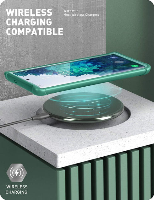 i-Blason Ares Series Designed for Samsung Galaxy S20 FE 5G Case (2020 Release), Dual Layer Rugged Clear Bumper Case with Built-in Screen Protector...