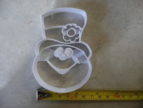 Frosty Themed Snowman Face Head Movie TV Character Christmas Cookie Cutter Made in USA PR2901...