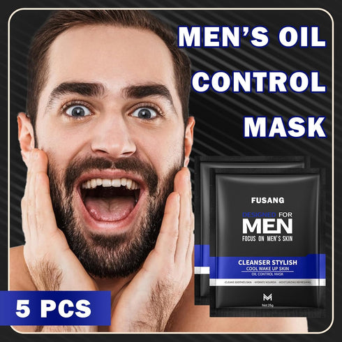 5 Pcs Mens Facial Sheet Mask,Hydrating Face Masks Skincare Gift Set for Men,Moisturizing Soothing Facial Masks,Easy to Use & Nourishing Face Mask ...