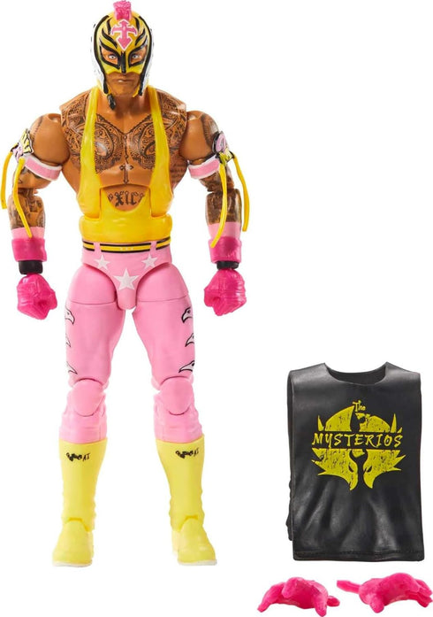 Mattel WWE Rey Mysterio Top Picks Elite Collection Action Figure, Articulation & Life-Like Detail, Interchangeable Accessories, 6-in...