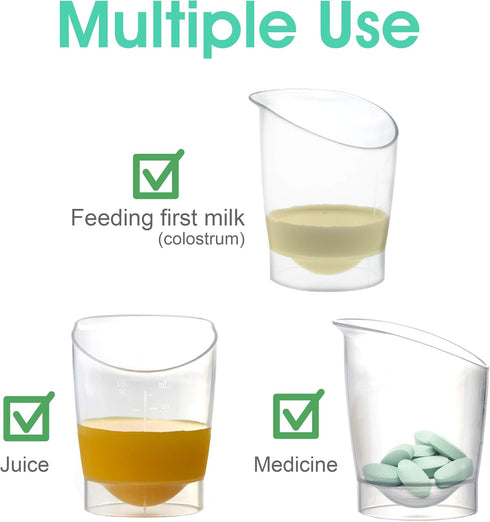 Maymom Baby Feeding cup; Graduated Cup for Dosing Medicine; 1 oz (4ct)...