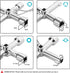 DURATECH 4 Way Sillcock Key with Bit, Multi-functional Water Key, Cross Key, 1-Pack, for Valve, Faucet, and Spigots...