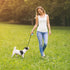 Retractable Dog Leash for Small and Medium Dogs up to 22lbs with 9.8ft Strong Nylon Tape, Hands Free, Portable and Lightweight Leash with Wrist St...