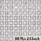 BAMIDELE 2.5 Inch Letter Stencils and Numbers, 66 Pcs Reusable Plastic Alphabet Symbol Interlocking Drawing Template Kit for Painting on Wood, Wal...