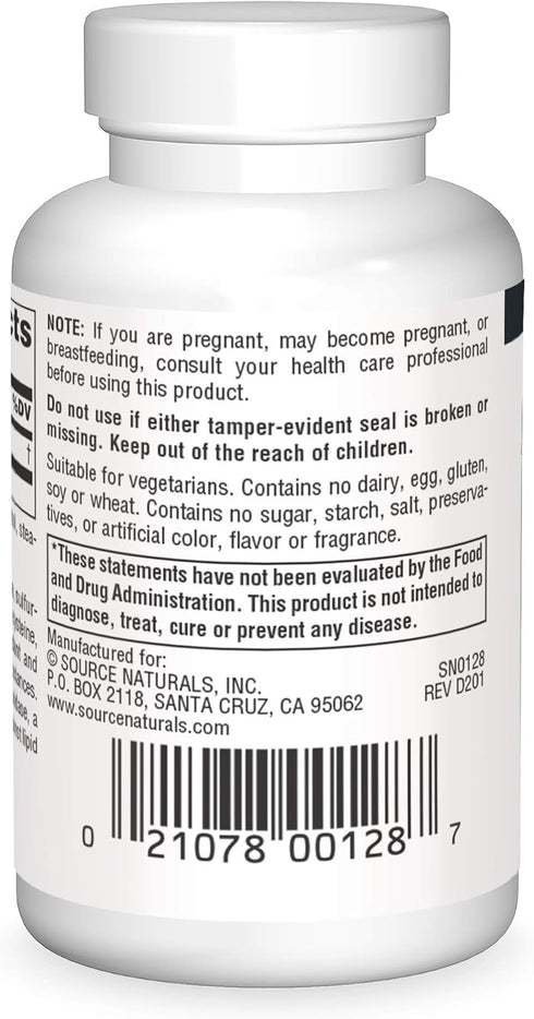 Source Naturals Glutathione, Supplement For Liver Support, 50mg - 30 Tablets...