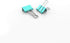 Colored Binder Clips Mini Metal Clamp 5/8-IN / 0.6-inch / 15-mm (Green, 40-Count)...