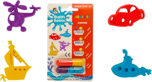 Journey Water Growing Bath Bean Toys for Kids [Educational & Learning Shower Bath Fun Toy for Children, Safe & Best Growing Journey Bath Beans Cap...