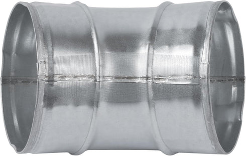 3" Inch 45? Degree Galvanized Steel Duct Elbow - Pressed Industrial Connector Bend - Ventilation Pipe Fitting - Dryer, Exhaust, Extractor Hood Air...