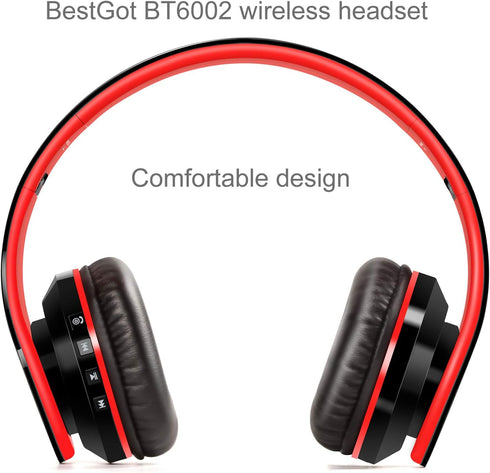 2024 Kids Bluetooth Headphones BT6002 Wireless Headphones for Kids Children Adults for School Foldable Headset for 18 Hours for PC/Phone/Tablets/T...