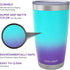 CHILLOUT LIFE 20 oz Stainless Steel Tumbler with Lid - Double Wall Vacuum Insulated Coffee Mug with Splash Proof Lid and Straw for Hot & Cold Drin...