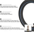 2.50-10 2.75-10 Inner Tube with Straight Valve Stem Compatible with CRF50 XR50 DRZ70 JR50 DRZ70 PW50 Razor MX650 MX500 Mini Pit Dirt Bikes...