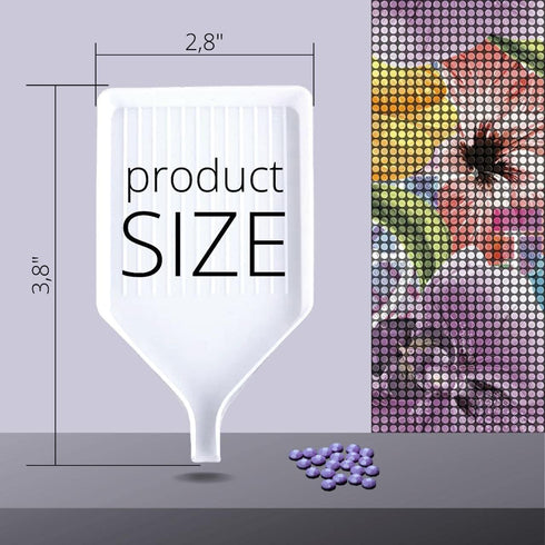 12PCS Diamond Art Painting Sorting Trays – 3.8x2.8 Inch Plastic Diamond Art Painting Bead Sorting Trays Organizer Diamond Painting Accessories and...