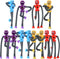 Pop Tubes Robot Fidget Toys 12 Packs Telescopic Suction Cup Stretchy Robots Toys Autism Sensory Shape Changing Toys for Toddlers Kids Party Favors...