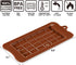 Chocolate Bar Mold Silicone - Candy Bar Molds for Chocolate Break-Apart Silicone Chocolate Molds Protein and Engery Bar Silicone Molds Pack of 4...