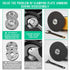 3 Sets Flange Nuts M10 Thread Hex Flanged Locknut Locking Stop Fastener Nut for 100 Type Angle Grinder Diamond Disc Grinding Disc Silver...