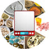 AMIR Upgraded Digital Kitchen Scale, 500g Mini Pocket Jewelry Scale, Cooking Food Scale with Back-Lit LCD Display, 2 Trays, 6 Units, Auto Off, Tar...