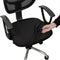 Computer Office Chair Seat Cover - Protective & Stretchable Universal Chair Covers Stretch Rotating Chair Slipcover (Black)...