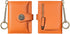 Travelambo Rfid Wallet Women Leather Bifold Compact Small Wallet for Women (Orange)...