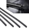 4 PCS Automotive Wiper Strip, 0.23" x 26" Frameless T-shape Windshield Cleaning Replacement Noiseless Rubber Strip, DIY Cutting Length Accessories...