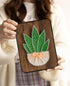 BAZIMA DIY String Art Kit for Beginner,DIY Aloe Potted Craft Kit,Unique Gift,Craft Kit for Holidays...