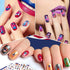 4th of July Nail Art Stickers Decals, American Flag Patriotic Independence Day 3D Nail Stickers Nail Supply USA Flags Heart Star Design Nail Decal...