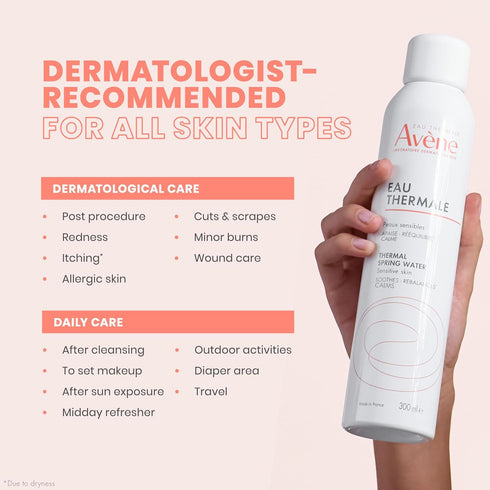 Eau Thermale Avene Thermal Spring Water, Soothing Calming Facial Mist Spray for Sensitive Skin...